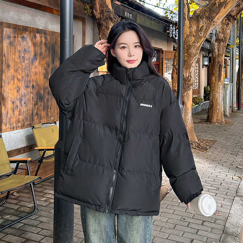 羽绒棉服2024冬季新款加厚面包服棉袄韩版宽松时尚百搭棉衣外套潮高清大图