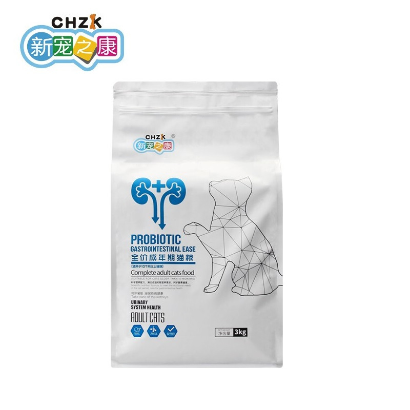 新宠之康 成猫粮3kg 蓝猫 英短 美短猫 全猫种通用 新宠之康 成猫粮 6斤装 猫干粮