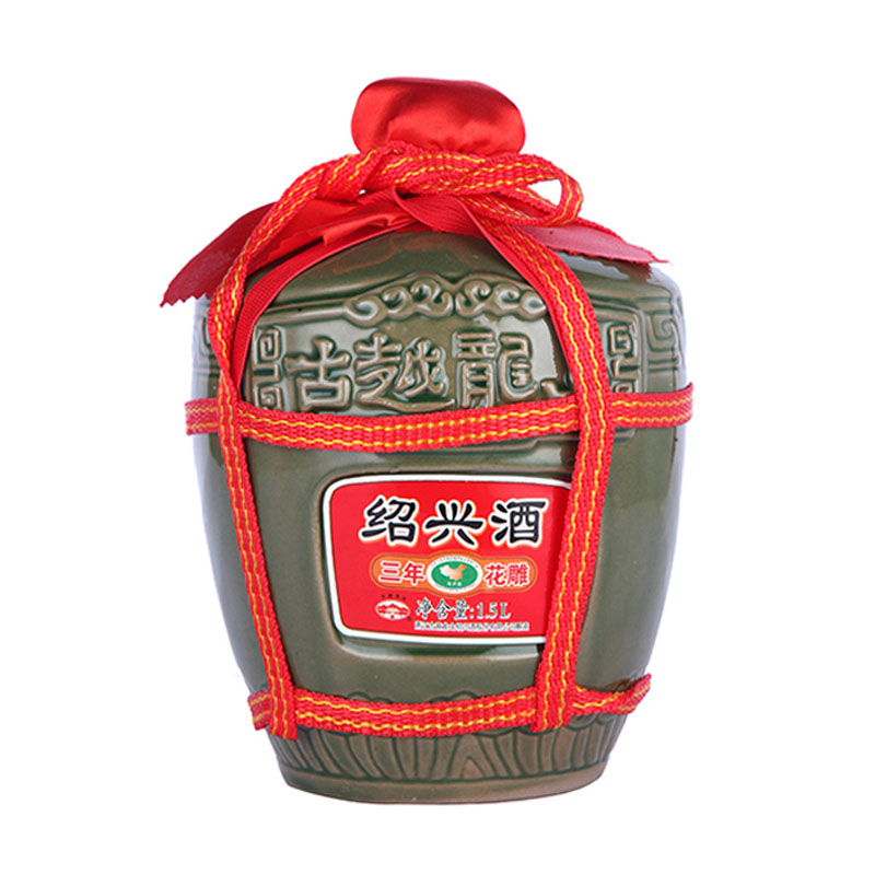 古越龙山 三年陈花雕 绍兴酒 1.5L/坛