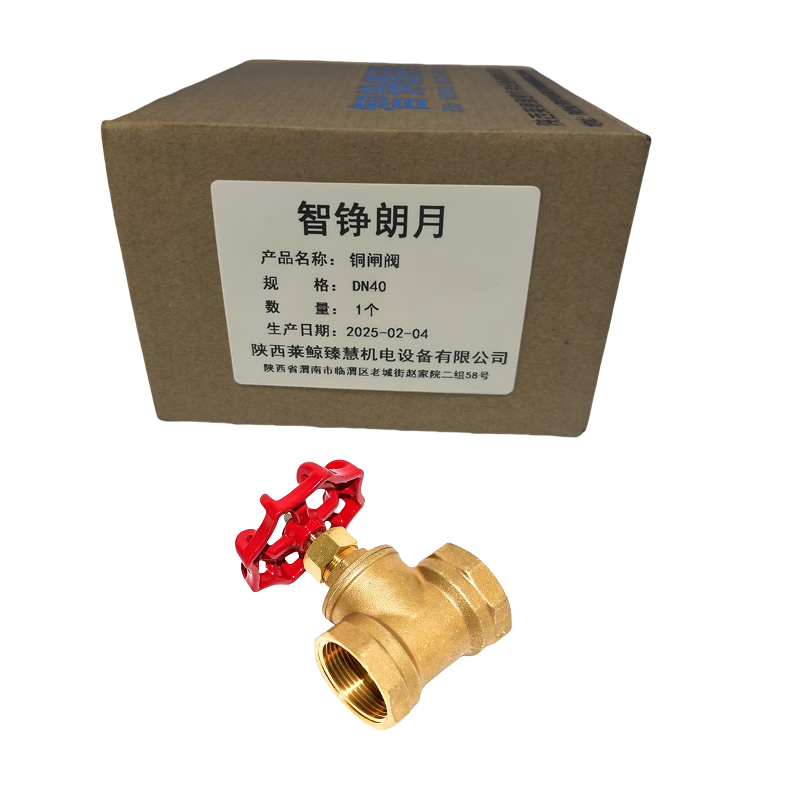 智铮朗月 铜闸阀 DN40 个高清大图