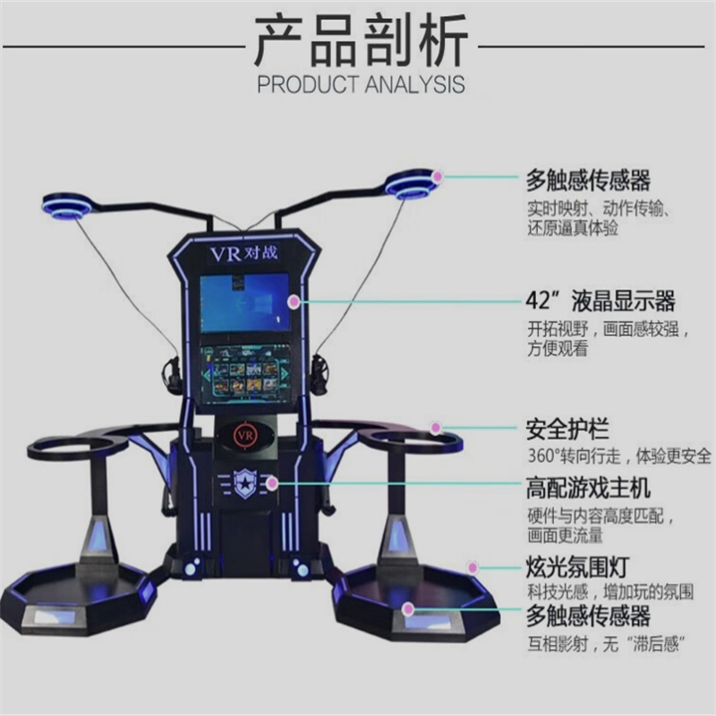 TENDZONE双人对战HTC打靶商用大型电玩城体感游戏机高清大图