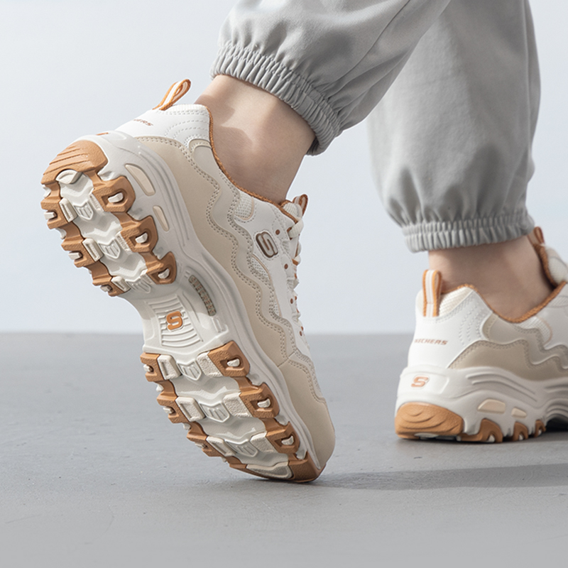 SKECHERS斯凯奇女鞋新款复古潮流老爹鞋运动时尚休闲鞋149792-NTTN ZP高清大图