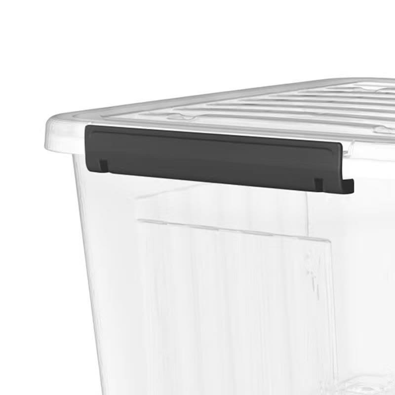 华燏 HY-XZ03 76.5*53.5*43cm 滑轮储物箱 (计价单位:个)透明图片