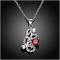 N094 Women Silver Necklace日韩时尚潮流镀银坠项链女饰品礼物送女朋友七夕情人节礼物