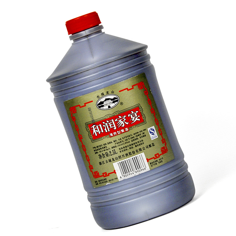 古越龙山 五斤装花雕酒 清爽型 2.5L高清大图