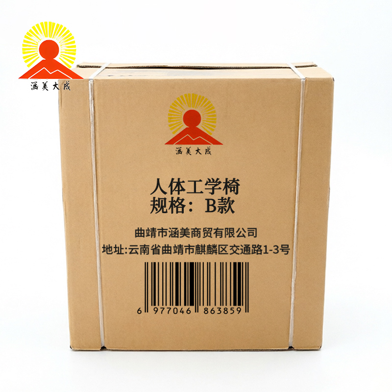 涵美大成 人体工学椅 B款 把高清大图