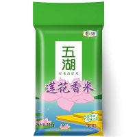 五湖 莲花香米 籼米 中粮出品 大米 25kg