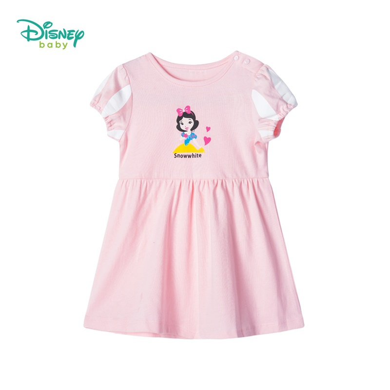 迪士尼 Disney 婴童裙子迪士尼 Disney 童装女童白雪公主印花连衣裙夏季新品儿童纯棉裙子淑女风 价格图片品牌报价 苏宁易购贝贝怡童装专营店