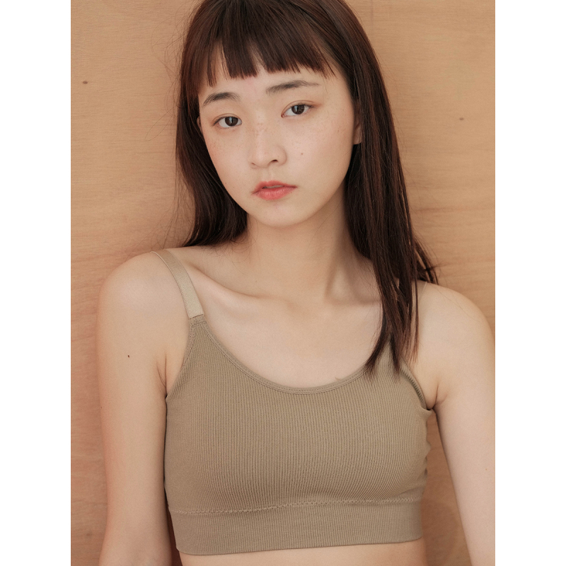 hlcoman馨帮帮bra 买一送一学生防走光抹胸背心式文胸少女无痕无钢圈