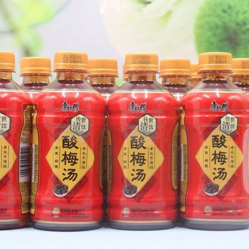 康师傅酸梅汤风味饮料酸梅汁饮品迷你瓶330ml*12瓶高清大图