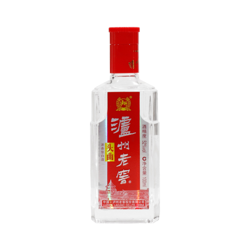 泸州老窖 头曲 52度 浓香型白酒 100ml*1瓶 自饮佳品高清大图