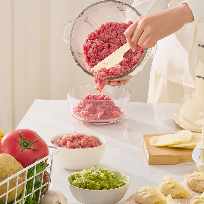 九阳绞肉机2.5L智能菜单触控彩屏数显计时S25-LA375高清大图