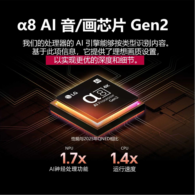 [2025款]LG 86QNED85AC 86英寸 QNED evo AI MiniLED 4K液晶电视高清大图