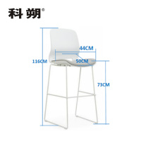 科朔 办公椅休闲椅接待椅高脚椅吧椅单软包 KS-D1926-2