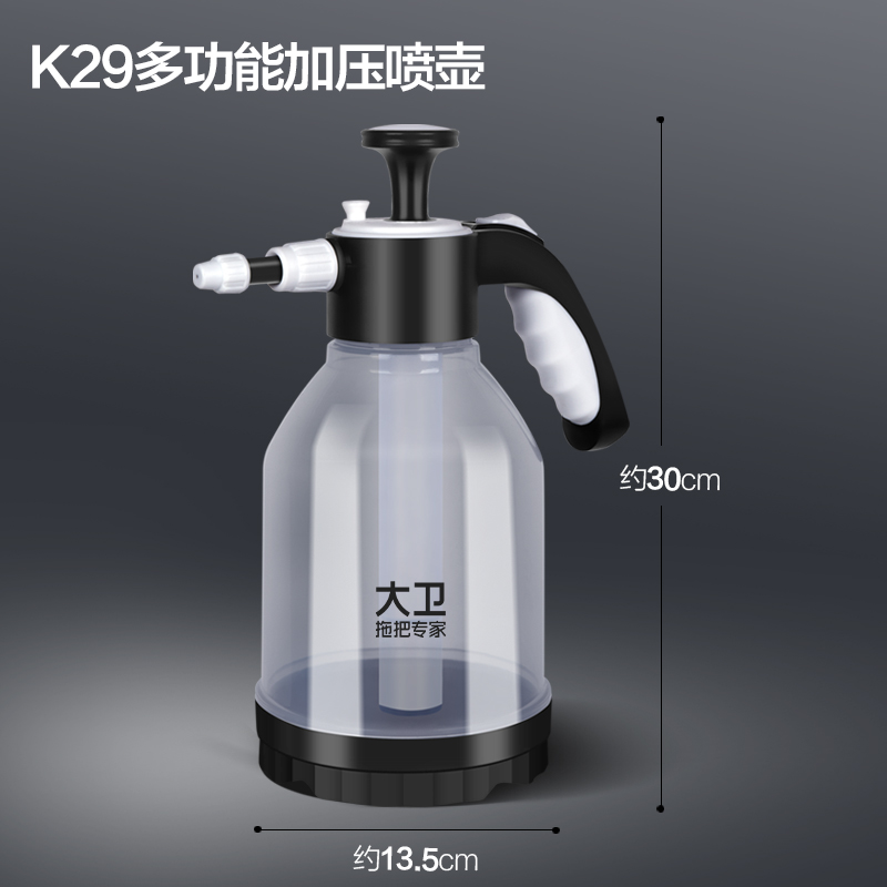 大卫喷壶浇花喷雾器气压式喷水壶压力酒精消毒清洁专用家用园艺高清大图