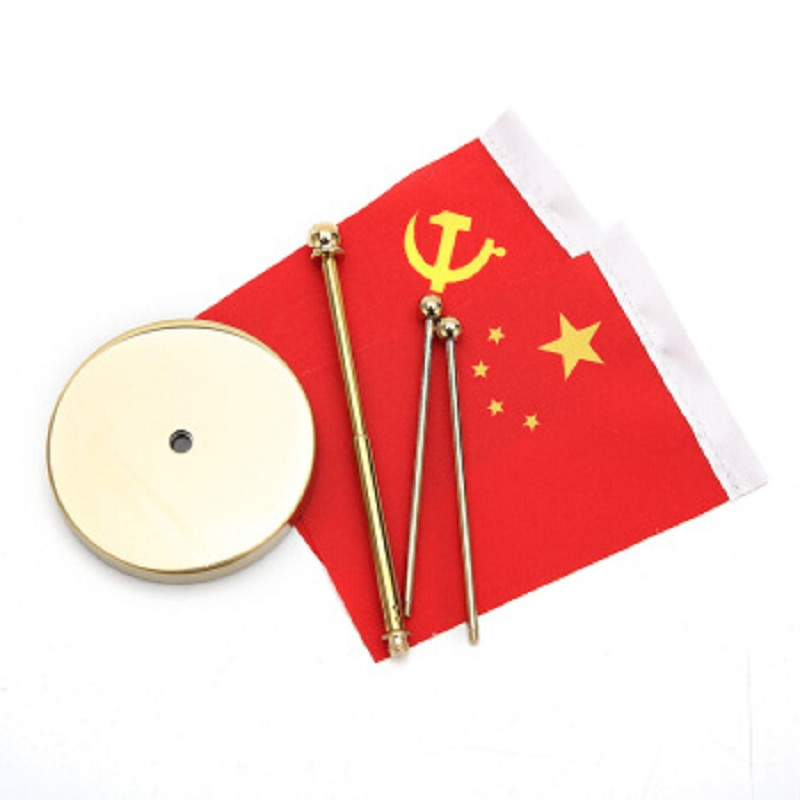 西玛(Simaa) Y字桌旗 F33D 国旗+党旗 金色