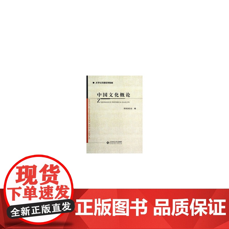 中国文化概论 邓天杰著 北京师范大学出版社 正版书籍高清大图