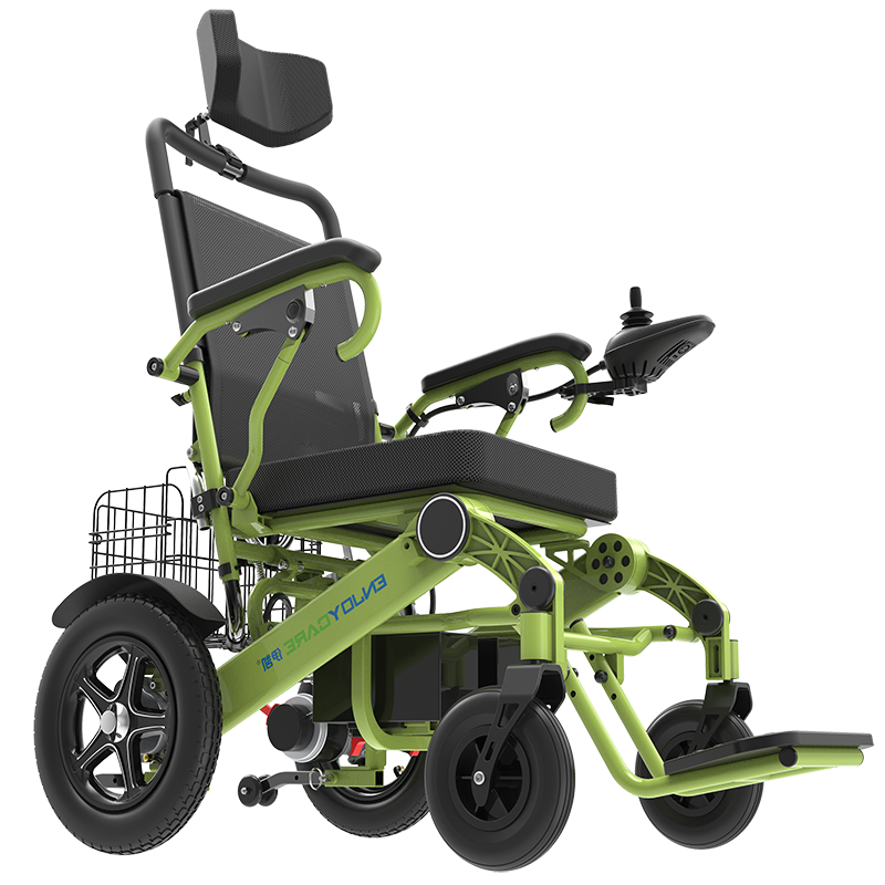 伊凯电动轮椅老人老年智能全自动轻便代步车残疾人可折叠可上高铁飞机