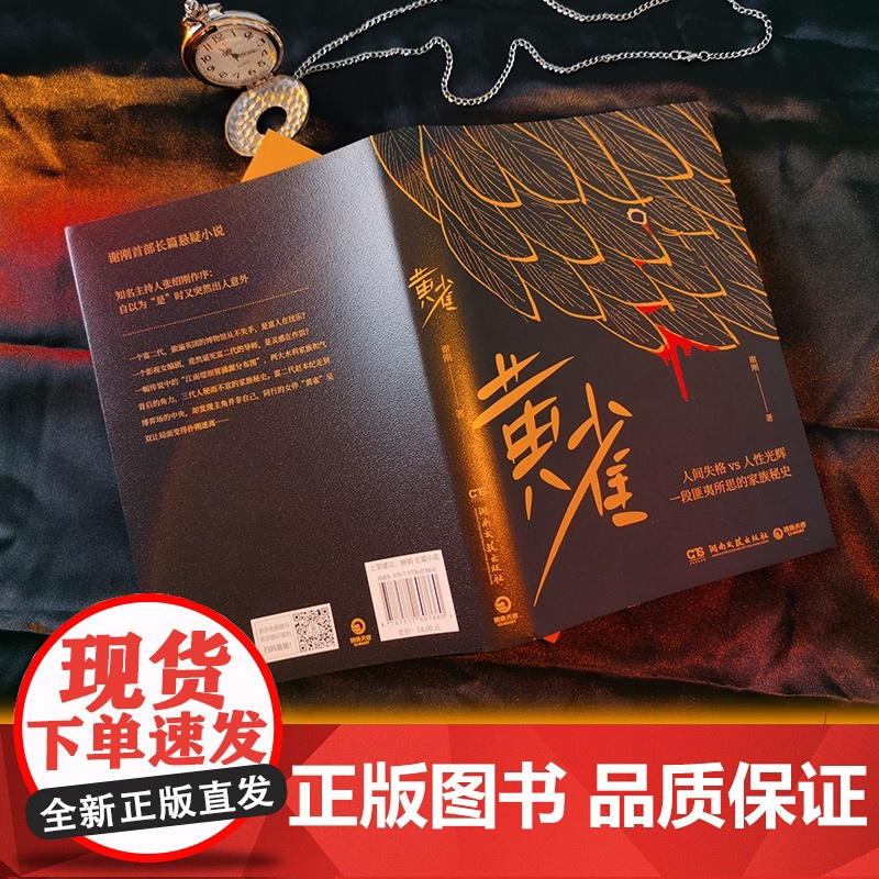 黄雀(谢刚蕴藉三十年的悬疑故事,知名媒体人张绍刚作序!) 谢刚 湖南文艺出版社 正版书籍高清大图