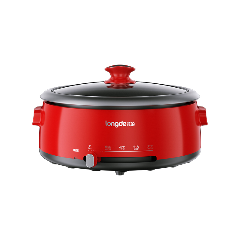 龙的(longde) 多功能料理电火锅电热锅 4L大容量 LD-HG4136