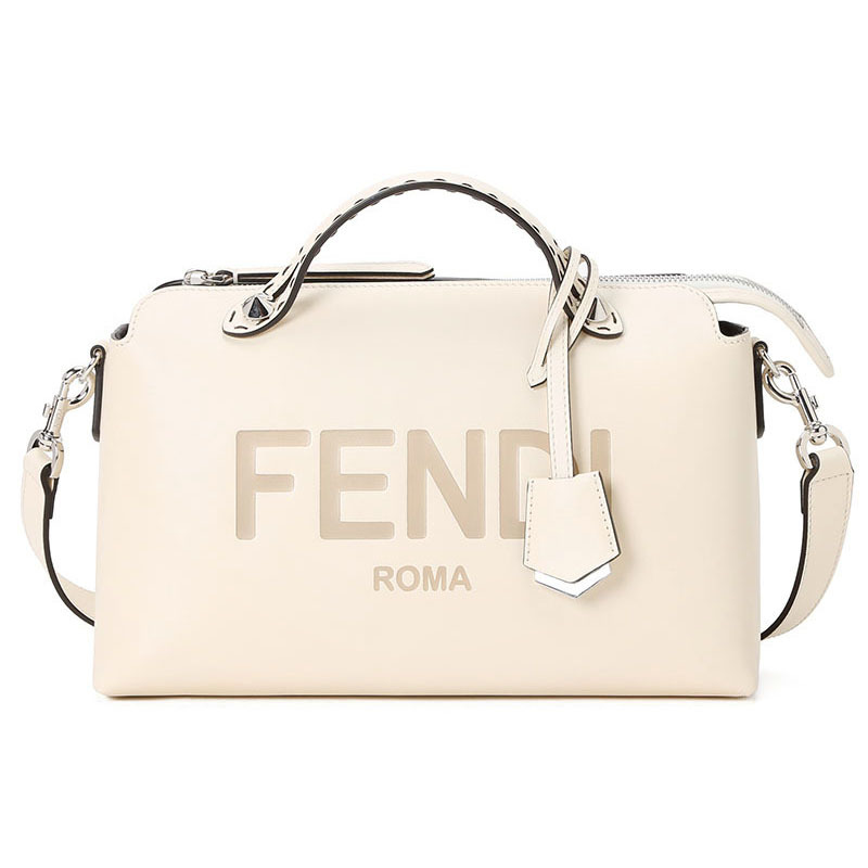 预订 FENDI 芬迪 BY THE WAY 波士顿手柄包 单肩包 手提包 斜挎包中号 LOGO标识光面皮8BL146