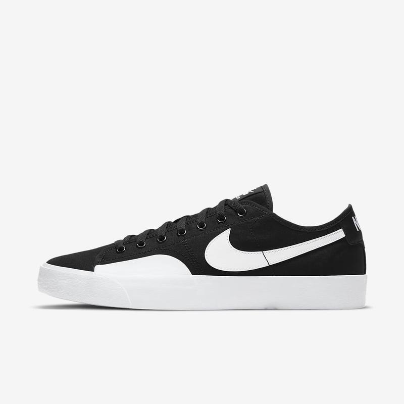 NIKE耐克 SB BLZR Court男鞋 时尚潮流百搭舒适透气支撑回弹耐磨防滑低帮运动休闲鞋板鞋CV1658-105 Black/Black/Gum_Light_Brown/Wh 41/US8
