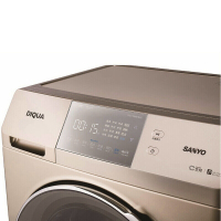 三洋(SANYO)DG-F100587BCP 10公斤DD直驱全自动变频家用滚筒洗衣机 空气洗 上排水