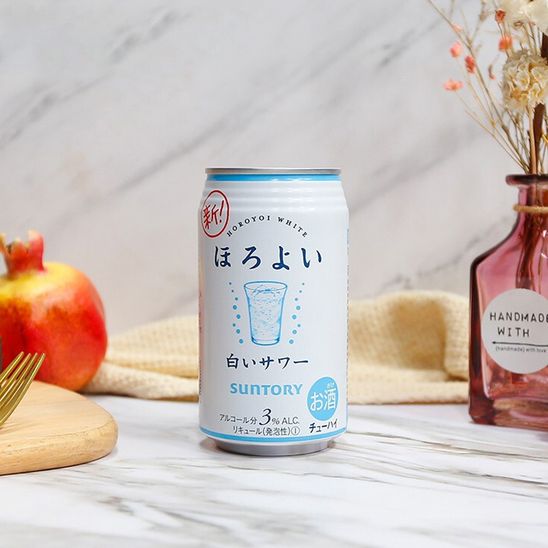 三得利 和乐怡(HOROYOI)日本进口 预调酒 鸡尾酒 果酒 乳饮料口味350ml*6罐(效期不足5个月)