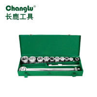 长鹿 14件 19mm系列铁盒重型套筒组套