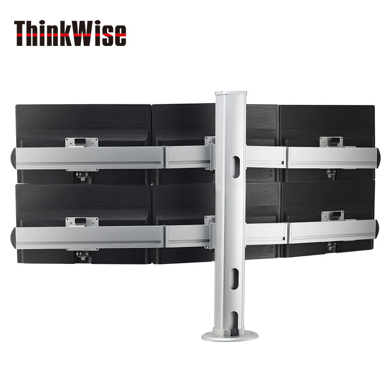 慧想(Thinkwise)显示器支架 六屏台式 可升降万向旋转支架CL600