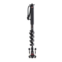 曼富图(MANFROTTO) MVMXPROC5 XPRO PLUS摄像独脚架碳纤维5节 相机三脚架