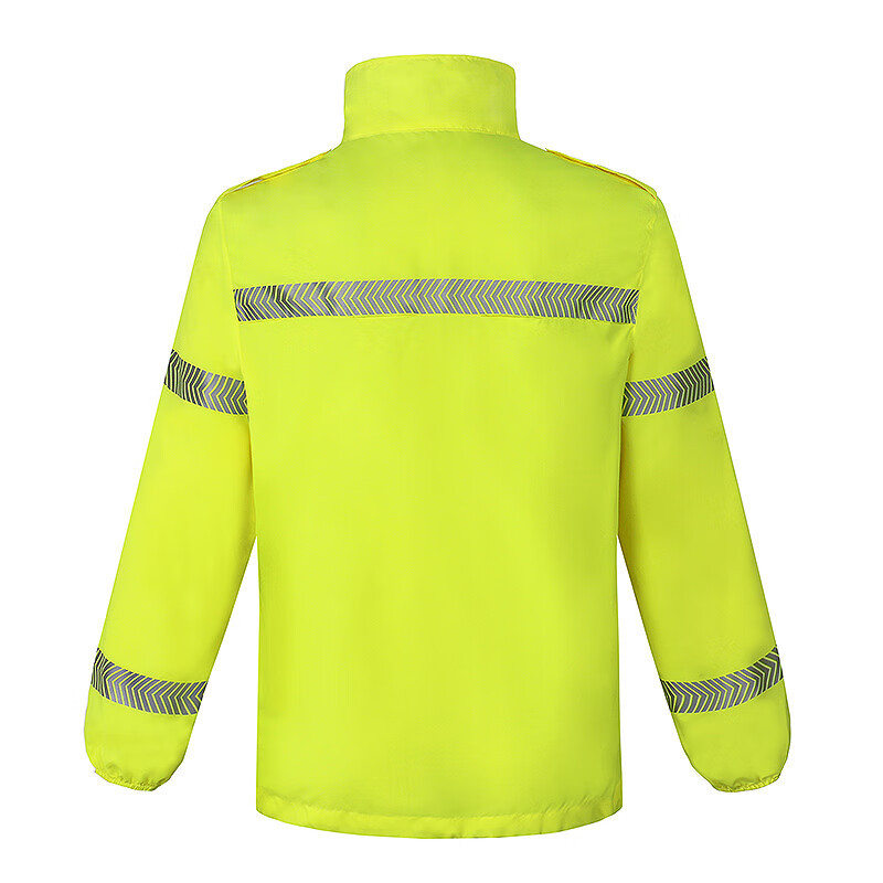 海斯迪克反光防晒衣服交通站岗警示工作服长袖透气衬衣保安门卫hksq