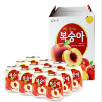 韩国进口 九日桃果肉果汁饮料238ml*12 瓶