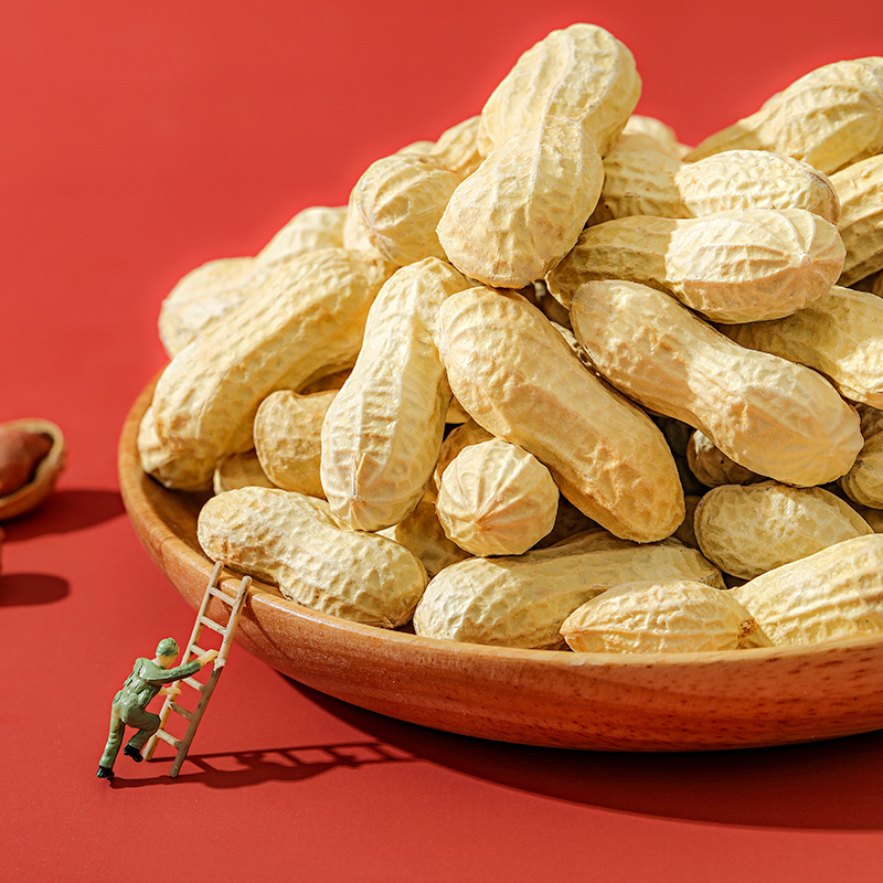 [领卷99-60]刻凡山核桃味带壳花生米60g*1袋手剥花生休闲打发时间的解馋零食高清大图