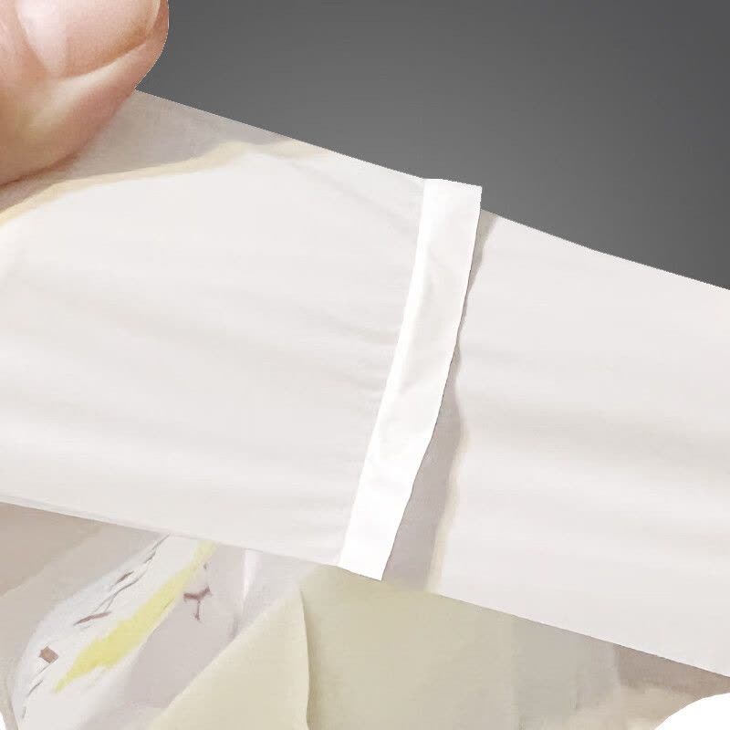 背心式单面3丝特厚白色笑脸袋打包袋垃圾袋图片