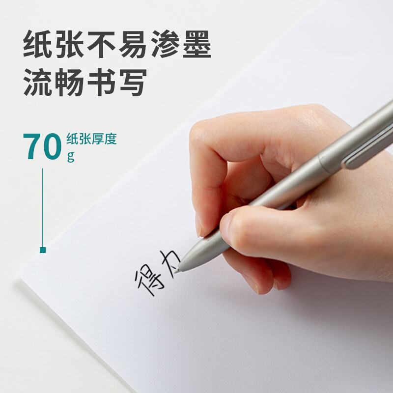 得力珊瑚海70gA4复印纸 (500张/包) 5包装
