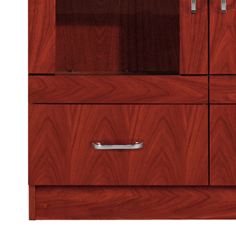 风雷顺胡桃色餐边柜简约茶水柜二门800*400*860高清大图