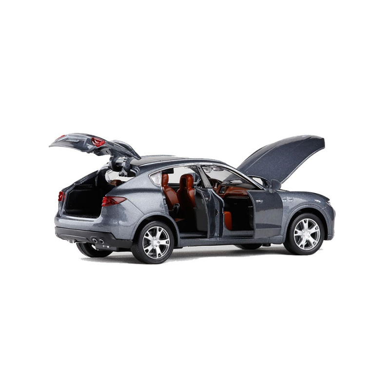 彩珀1:32玛莎拉蒂Maserati莱万特Levante合金车模声光回力玩具车 香槟色
