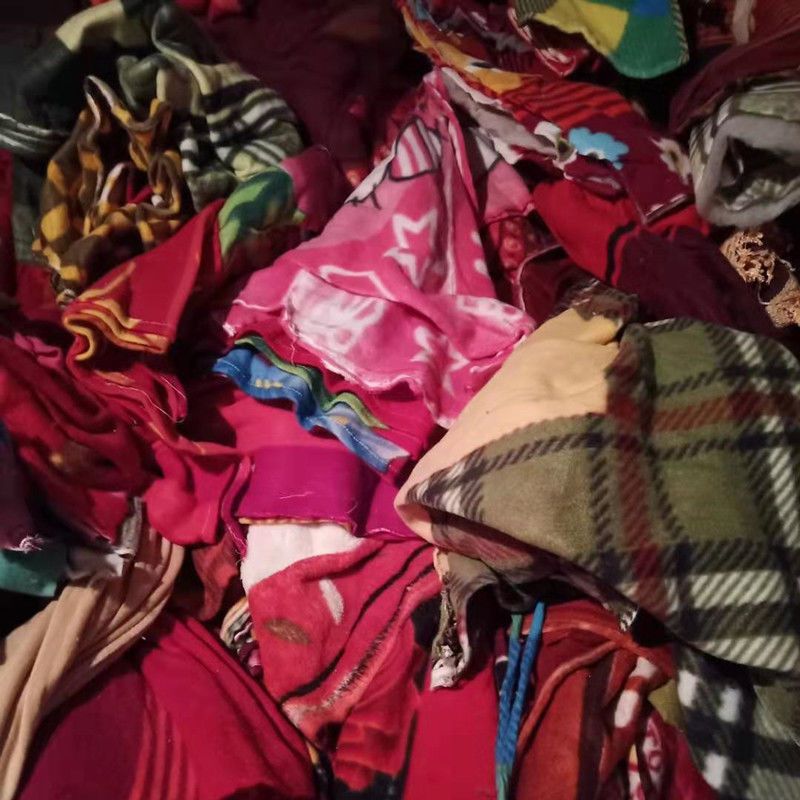 布料清仓处理涤纶微瑕疵半成品保暖剪毛绒拉毛绒布头库存大小随机 中号尺寸 2斤