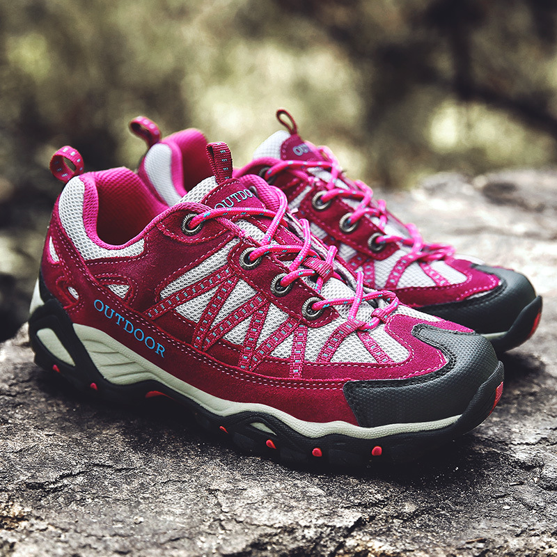 统狮透气防滑徒步鞋TS7 双高清大图