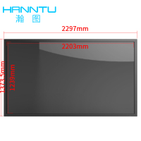 瀚图(HANNTU) CA1001A 100英寸4K液晶监视器视频监控显示屏液晶电视机会议大屏液晶电视墙高清HDMI