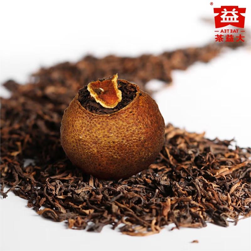 大益茶叶 普洱茶 健康养生金柑普 大红柑 普洱茶 柑普茶 一罐85克 节日礼赠 父亲节礼物 送长辈 自己喝高清大图