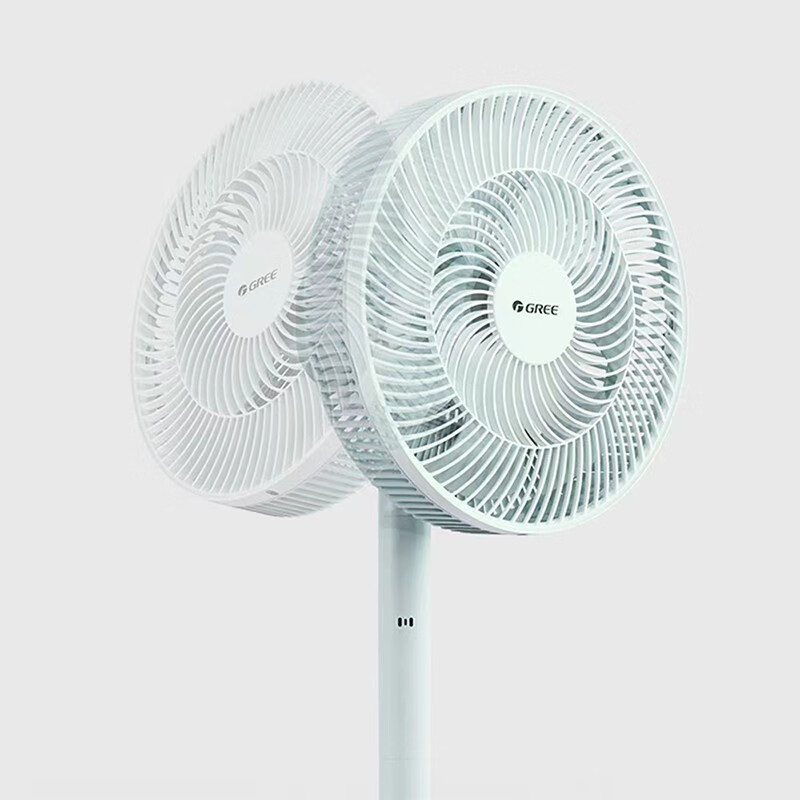 格力(GREE)电风扇FS-3015h7台式大风量家用落地扇宿舍节能转页轻音摇头台地立式 竹青色高清大图