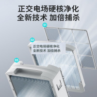 格力(GREE)猎手空气净化器家用消毒杀菌净化器办公室除PM2.5颗粒物智能净化器 H13级滤网KXJFA300-A04