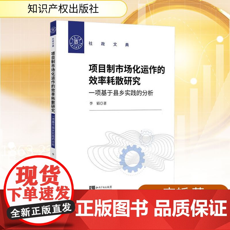 项目制市场化运作的效率耗散研究 一项基于县乡实践的分析 李韬 著 金融投资经管、励志 正版图书籍 知识产权出版社高清大图