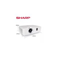 夏普sharp XG-ER280LXA投影仪 清新炫丽高清高亮 商务精选1024×768分辨率 2800流明150幕布