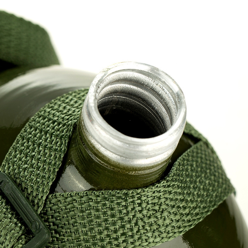 闪电客老式铝壶加厚背带壶87水壶劳保军训户外运动大容量便捷军