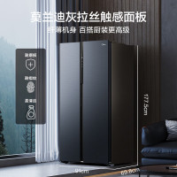 美的(Midea)601升双开门冰箱 BCD-601WKPZM(E)
