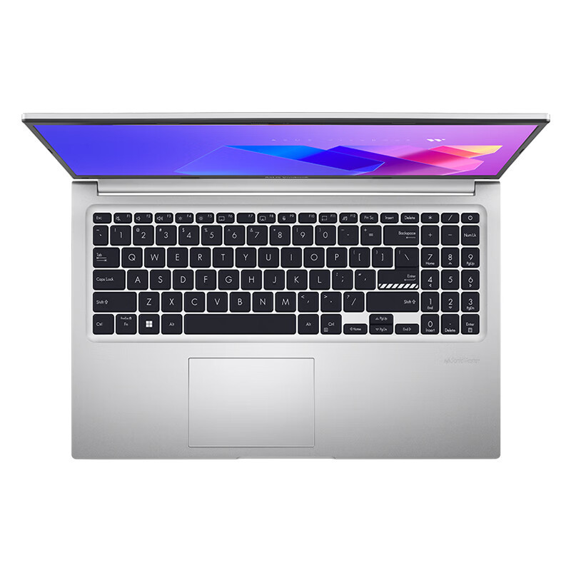华硕(ASUS)无畏15 15.6英寸轻薄便携商务办公学生高性能笔记本电脑(R5-7430U 16G 512G )银色高清大图