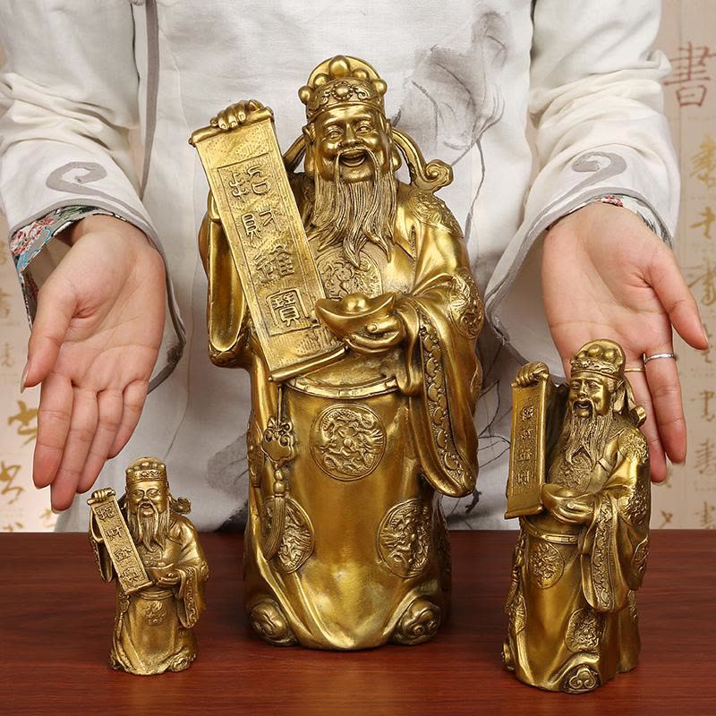 美帮汇铜文摆件文爷佛像摆件爷武图片